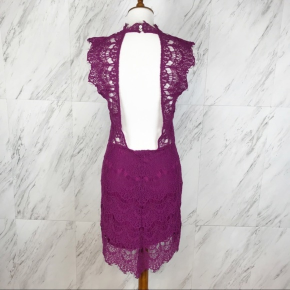 Intimately Free People Daydream Lace Mini Dress M - Picture 5 of 8